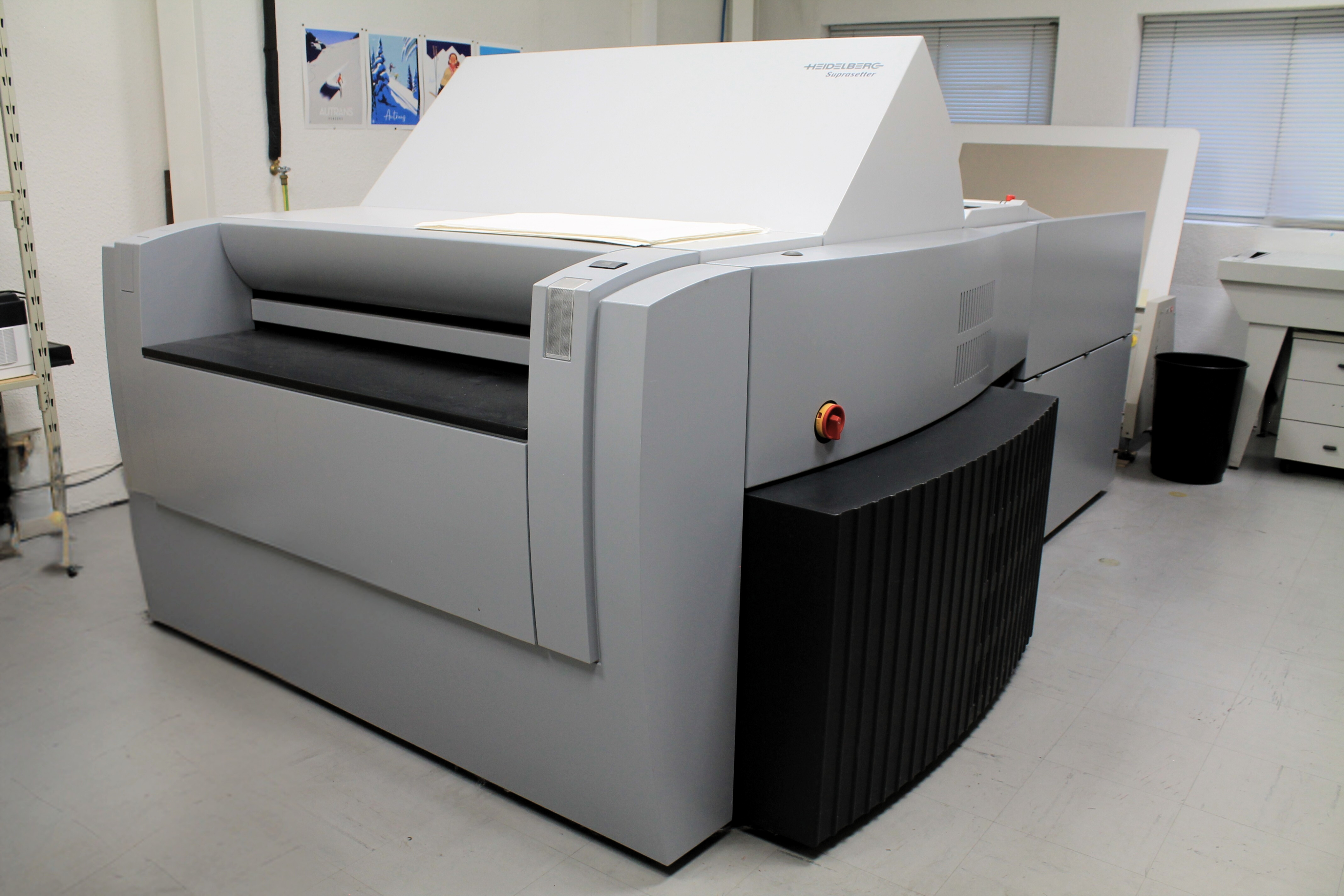 Machine CTP dans une imprimerie